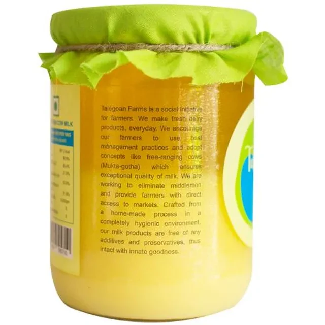 Talegaon Farms Pure Homemade Ghee-Tuppa, 500 ml Glass Bottle-3.webp